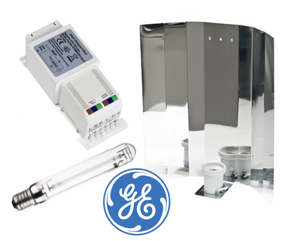 horti-compact-spiegel-general-electric Horti Gear 600 W + G.E. Luxalox H.O. + Spiegelreflektor
