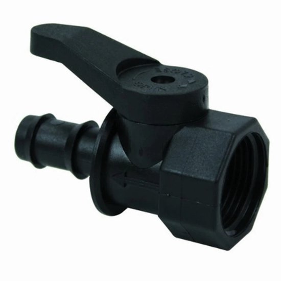 PE Kugelhahn / Ablasshahn Filter – 3/4" x 16 mm