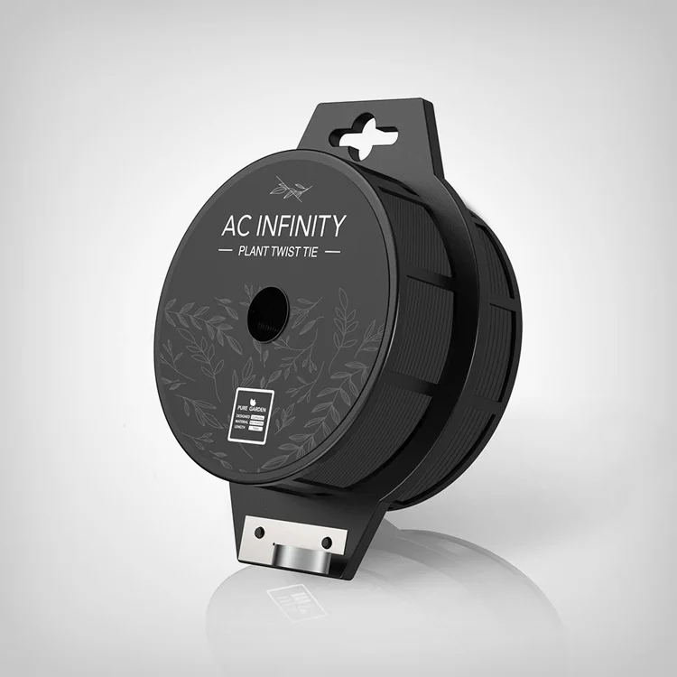 AC Infinity Schwarzer Drahtbinder, 100m