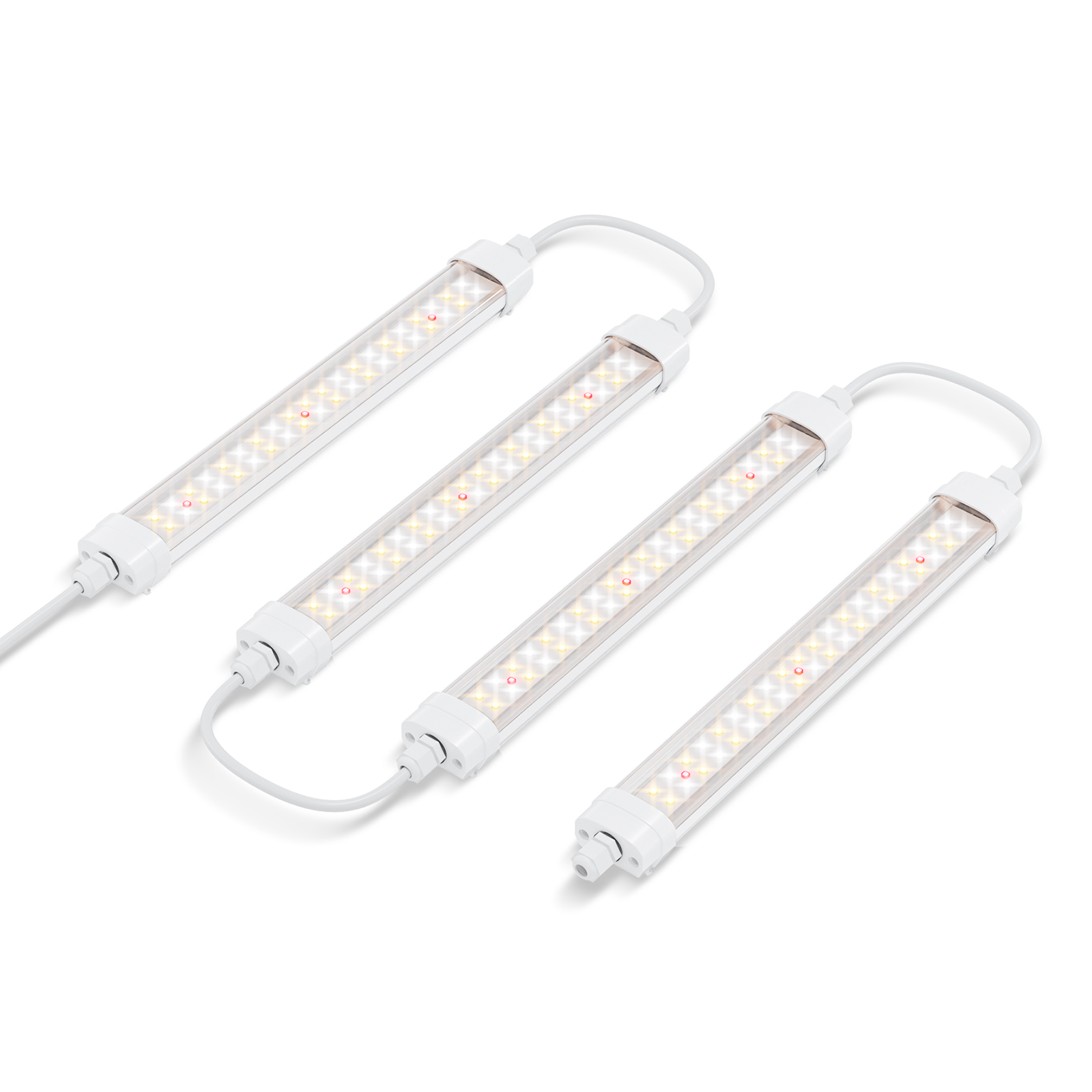 Spider Farmer Glow30 32W Vollspektrum LED-Seitenbeleuchtung, 4er-Set