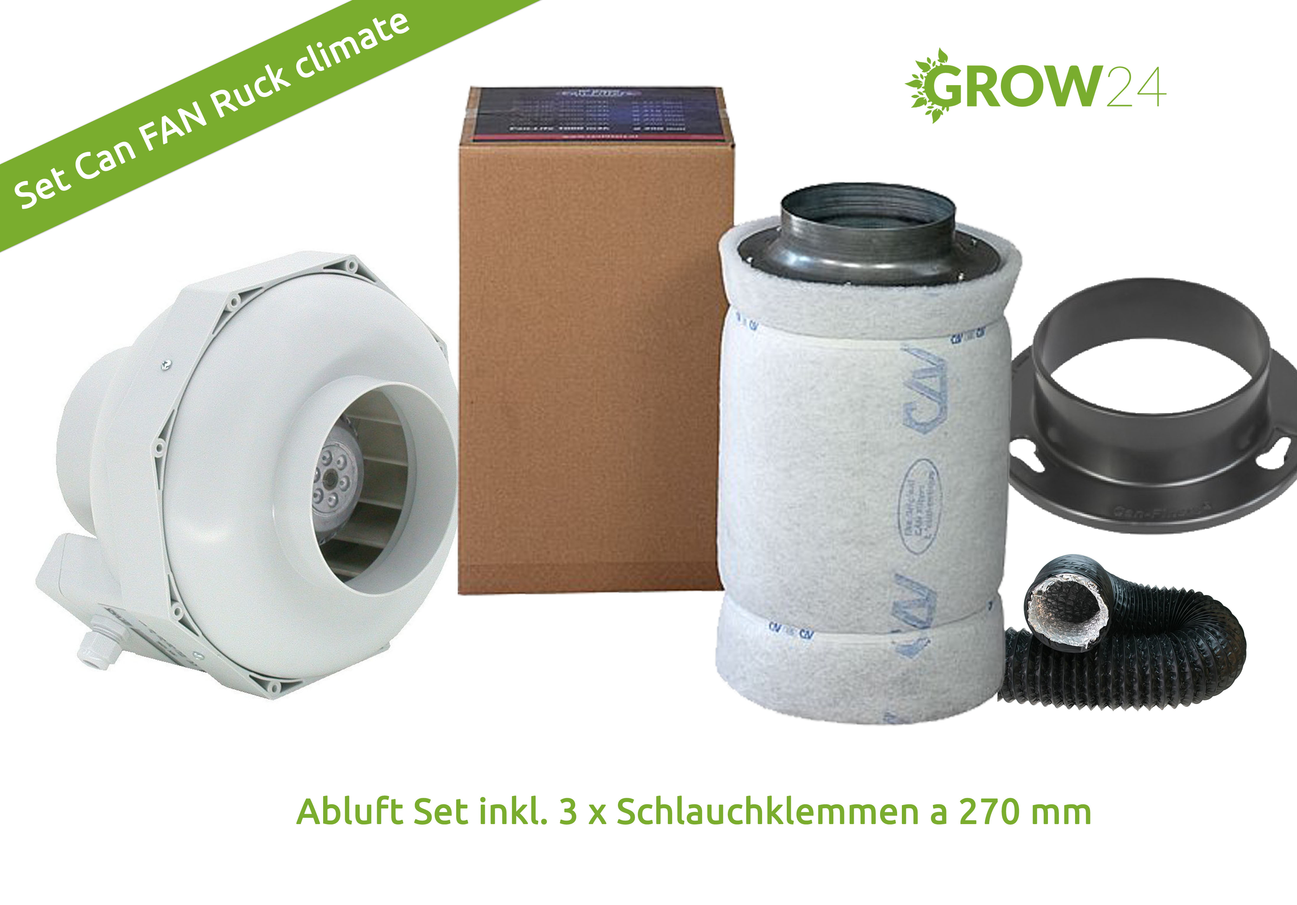 Abluft-Set-Can-FAN-RK-climate-control-370cbm-h-125mm Abluft-Set Can FAN RK climate control 370cbm/h ø125mm