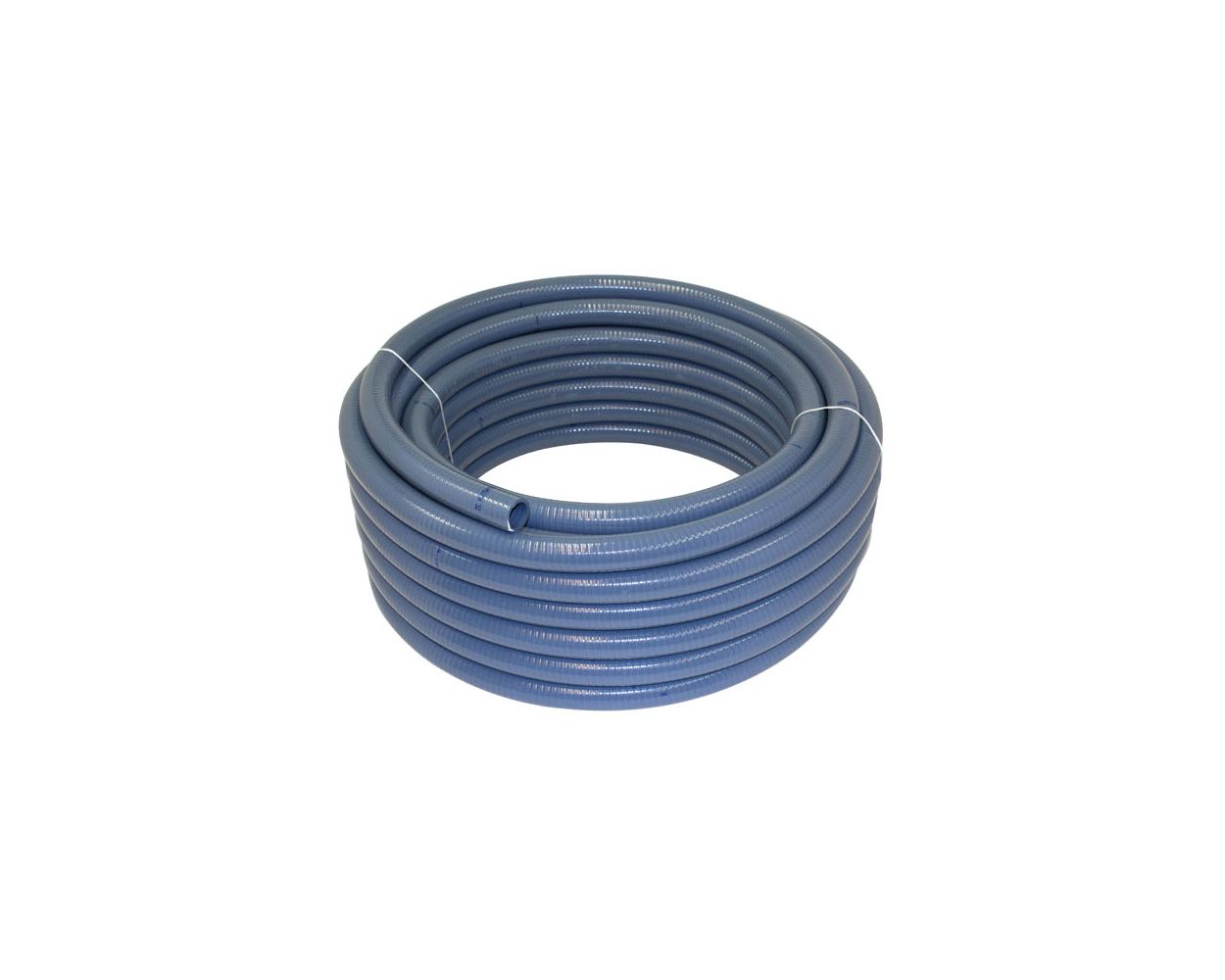 AquaStar Abfluss- und Entwässerungsschlauch grau 50 mm – 25 Meter Rolle