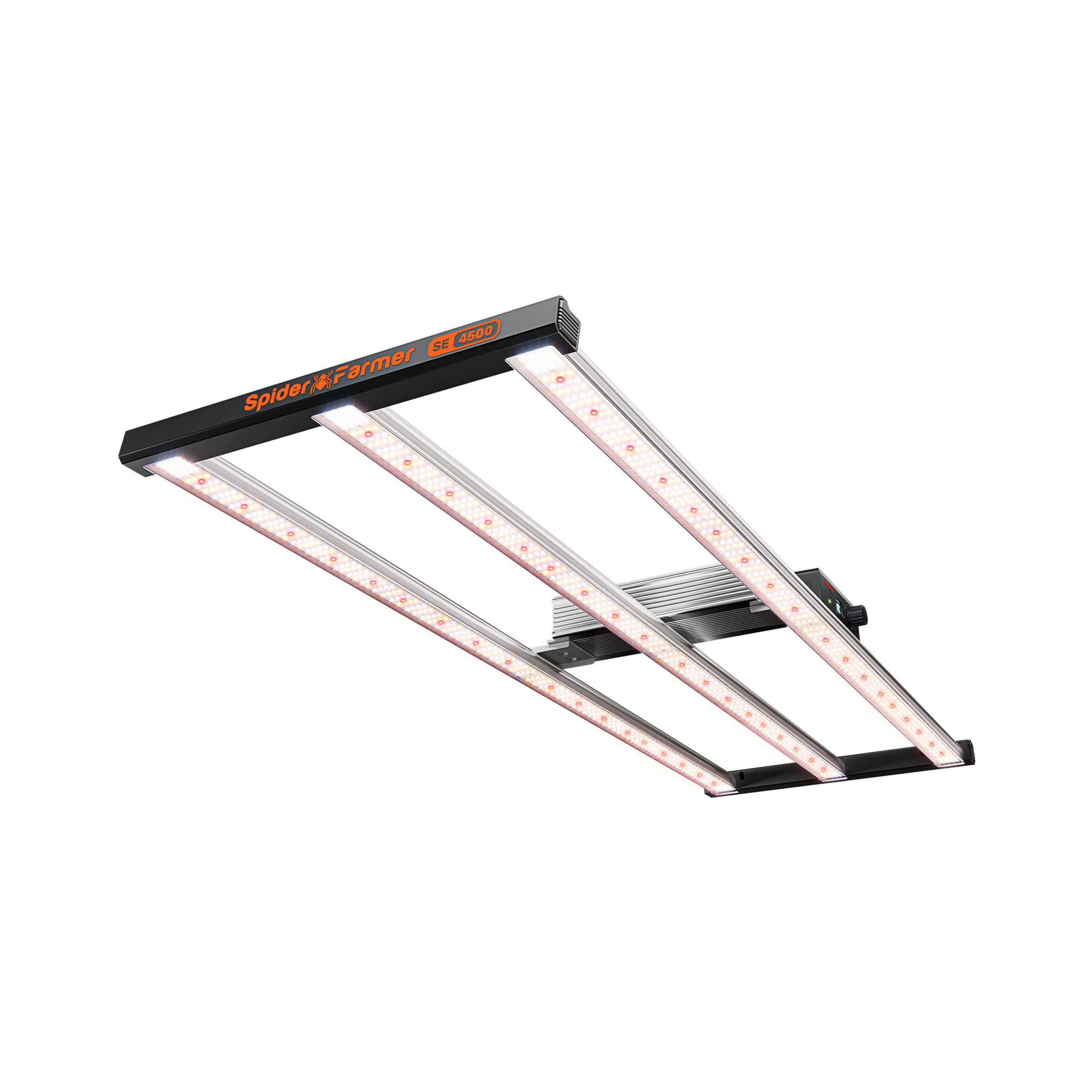 Spider Farmer SE4500 320W LED-Grow-Lampe für 70×140 cm mit WiFi & Bluetooth